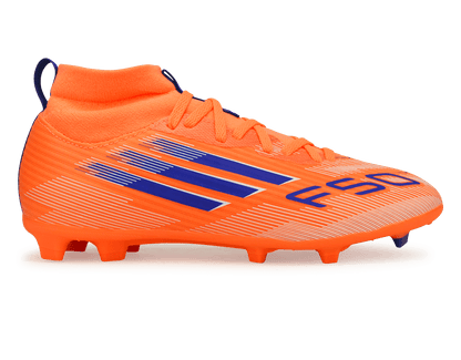adidas Kids F50 League FG/MG Orange/Lucid Blue