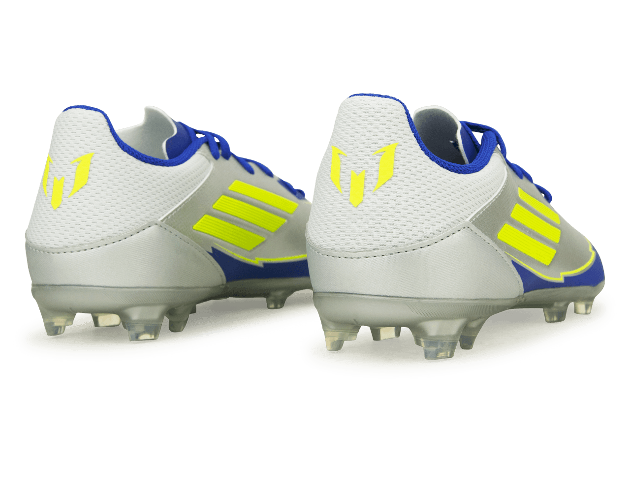 adidas Kids F50 League Messi FG/MG Silver/Volt/Blue