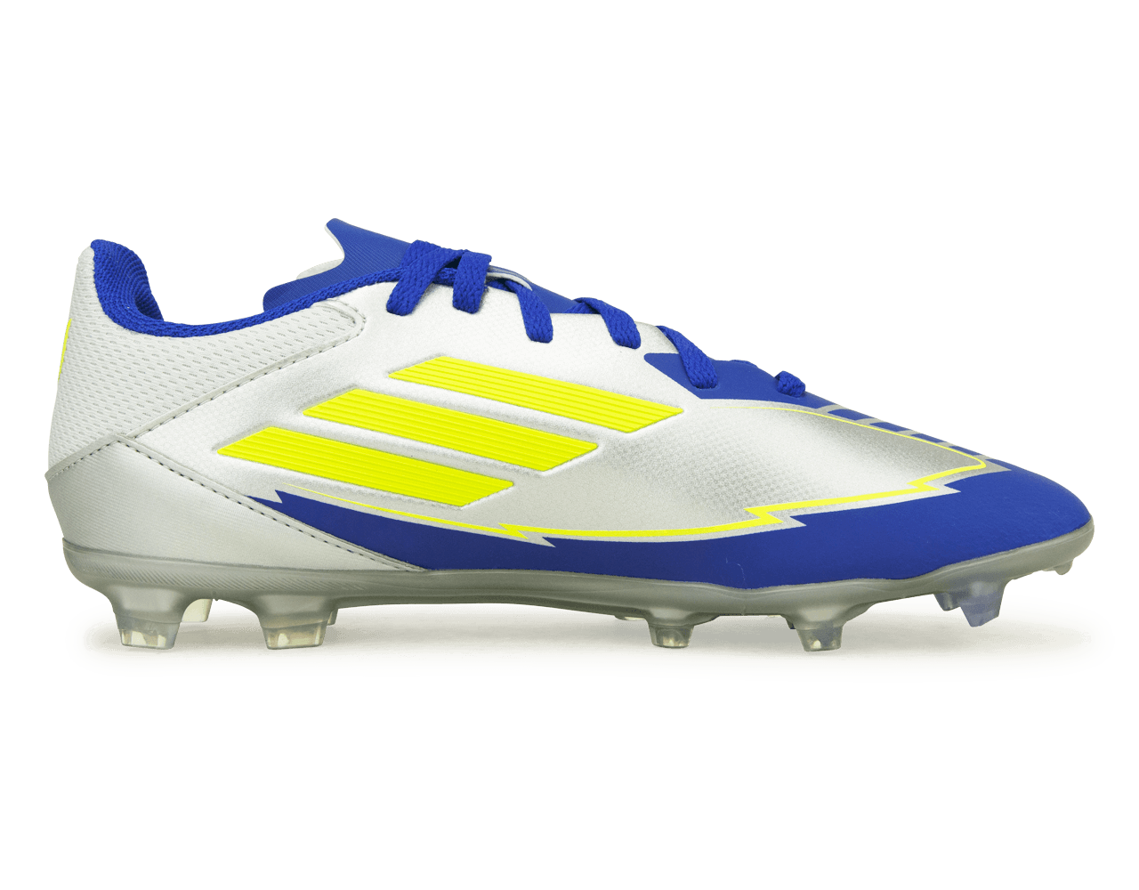 adidas Kids F50 League Messi FG/MG Silver/Volt/Blue