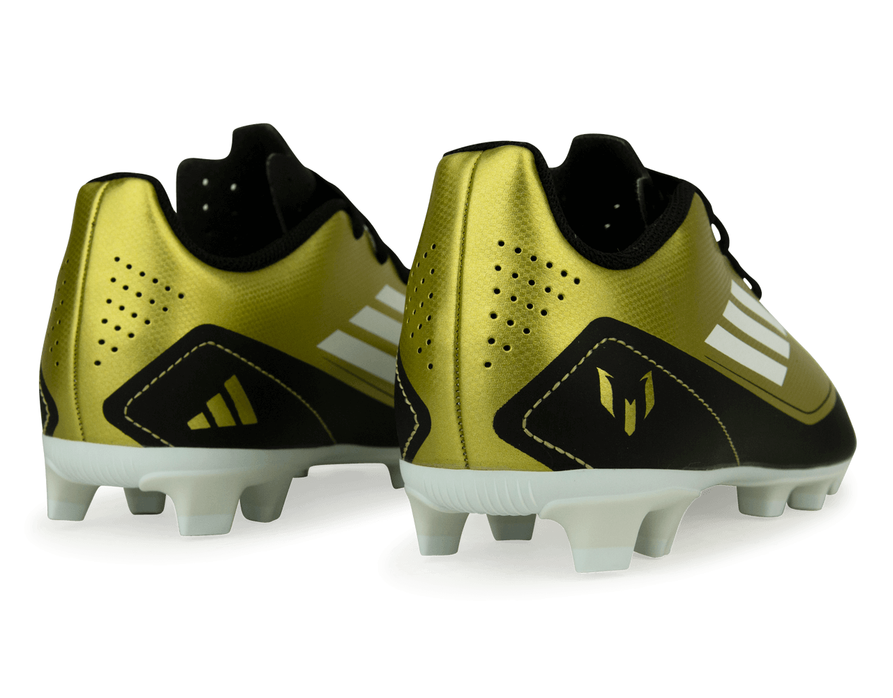 adidas Kids F50 Messi Club FxG Gold/White/Black