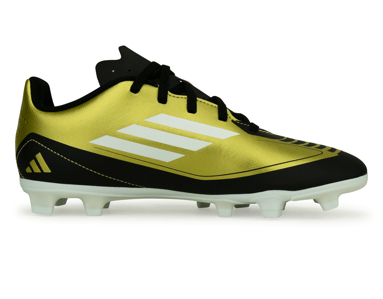 adidas Kids F50 Messi Club FxG Gold/White/Black