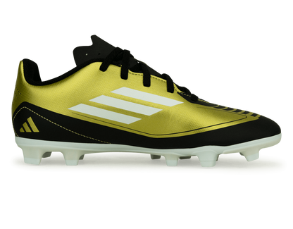 adidas Kids F50 Messi Club FxG Gold/White/Black