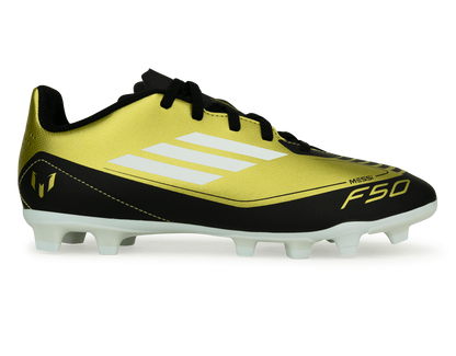 adidas Kids F50 Messi Club FxG Gold/White/Black