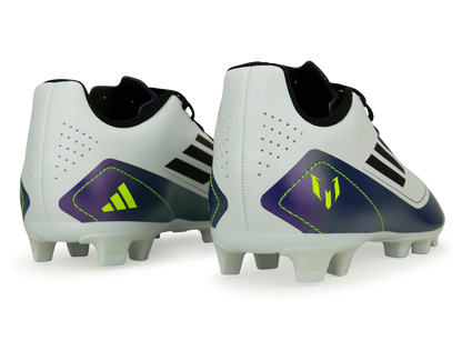 adidas Kids F50 Club Messi FxG White/Black/Purple