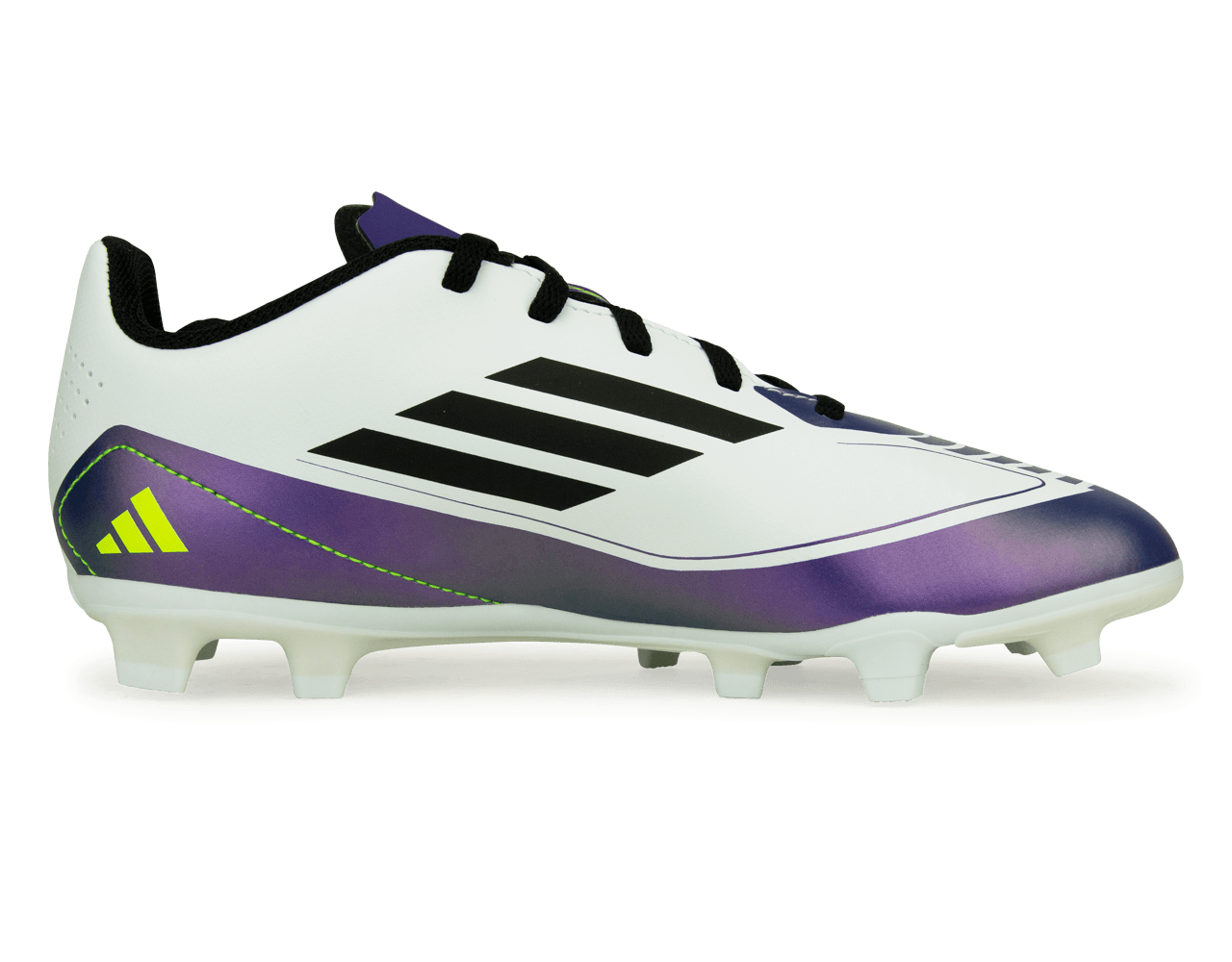 adidas Kids F50 Club Messi FxG White/Black/Purple