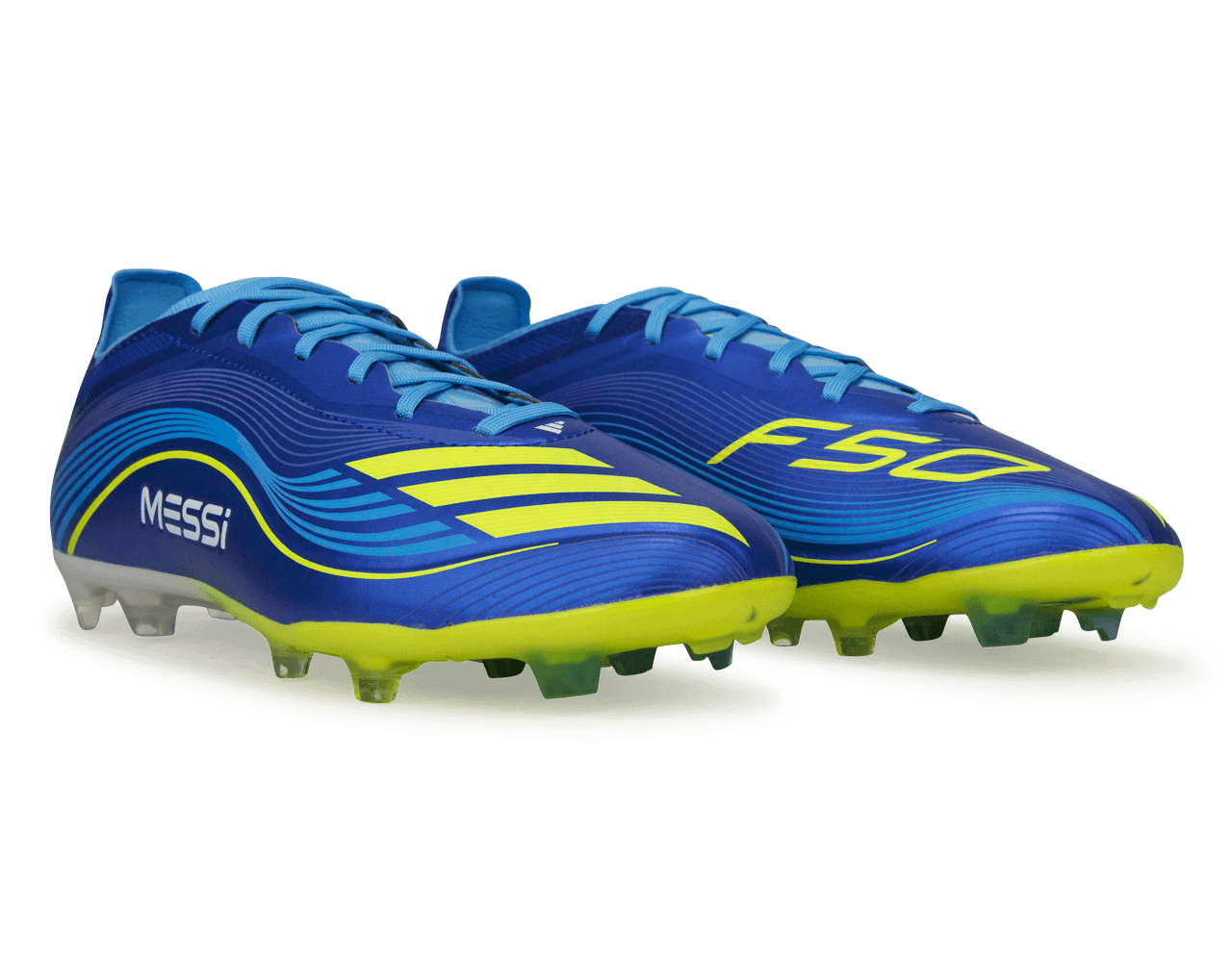 adidas Kids F50 Messi Elite FG Sea Blue/Solar Yellow