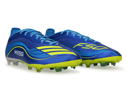 adidas Kids F50 Messi Elite FG Sea Blue/Solar Yellow