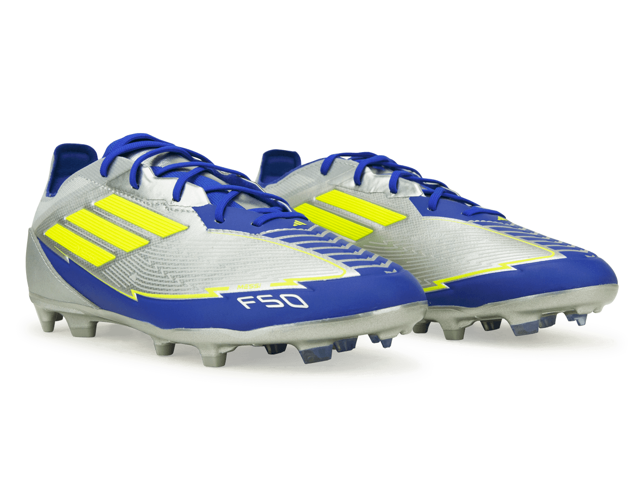 adidas Kids Messi F50 Elite FG Silver/Volt/Blue