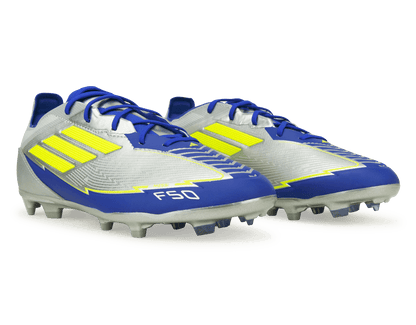adidas Kids Messi F50 Elite FG Silver/Volt/Blue