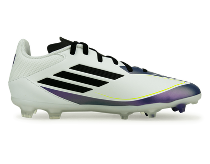 adidas Kids F50 League Messi FG/MG White/Black/Purple