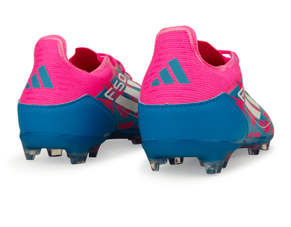 adidas Kids F50 Pro FG Pink/White/Blue