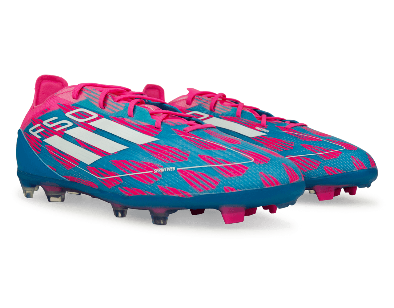 adidas Kids F50 Pro FG Pink/White/Blue