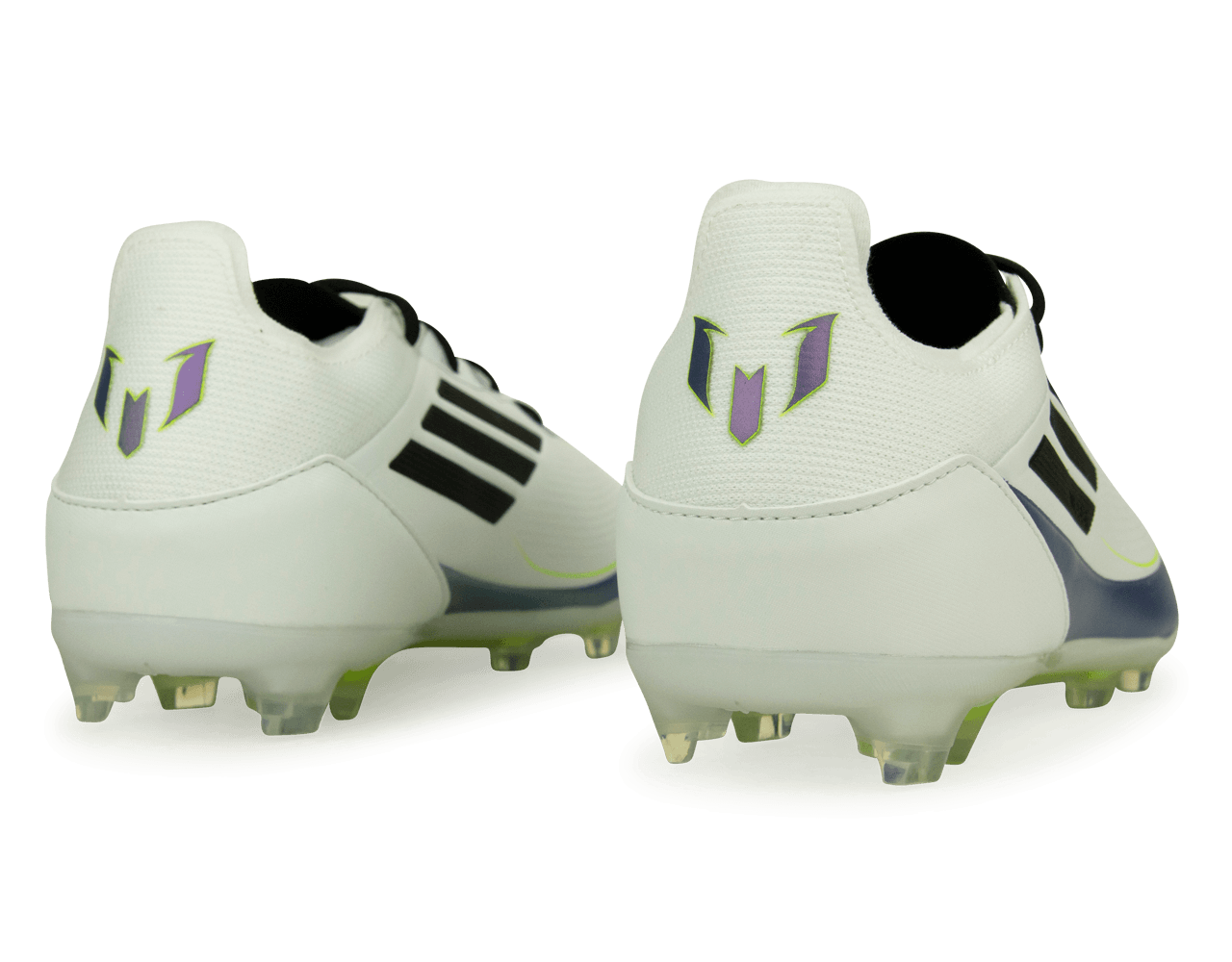 adidas Kids F50 Pro Messi FG White/Black/Purple