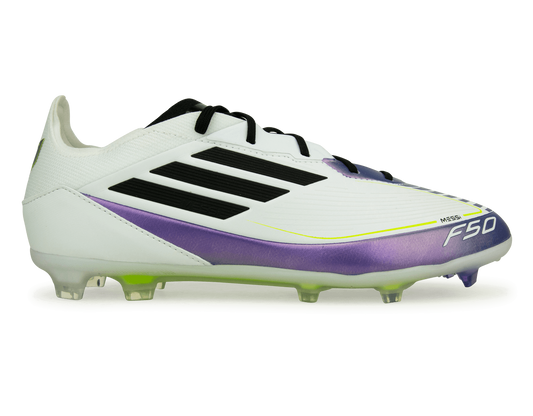 adidas Kids F50 Pro Messi FG White/Black/Purple