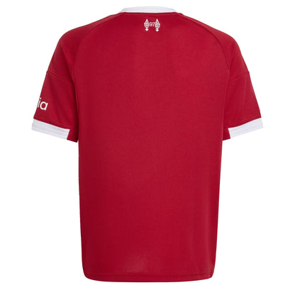 adidas Kids Liverpool 2025/26 Home Jersey Strawberry Red