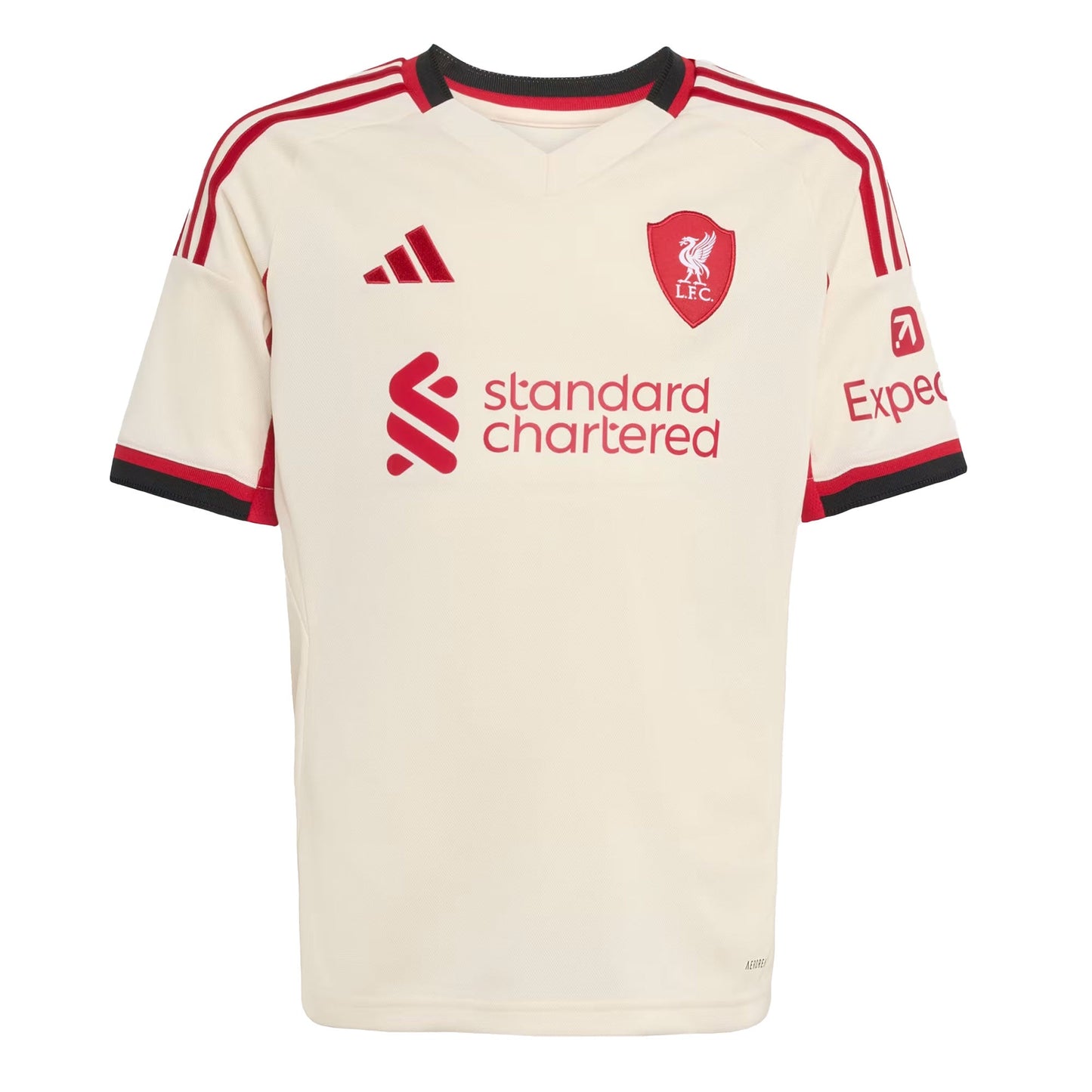 adidas Kids Liverpool FC 2025/26 Away Jersey Wonder White