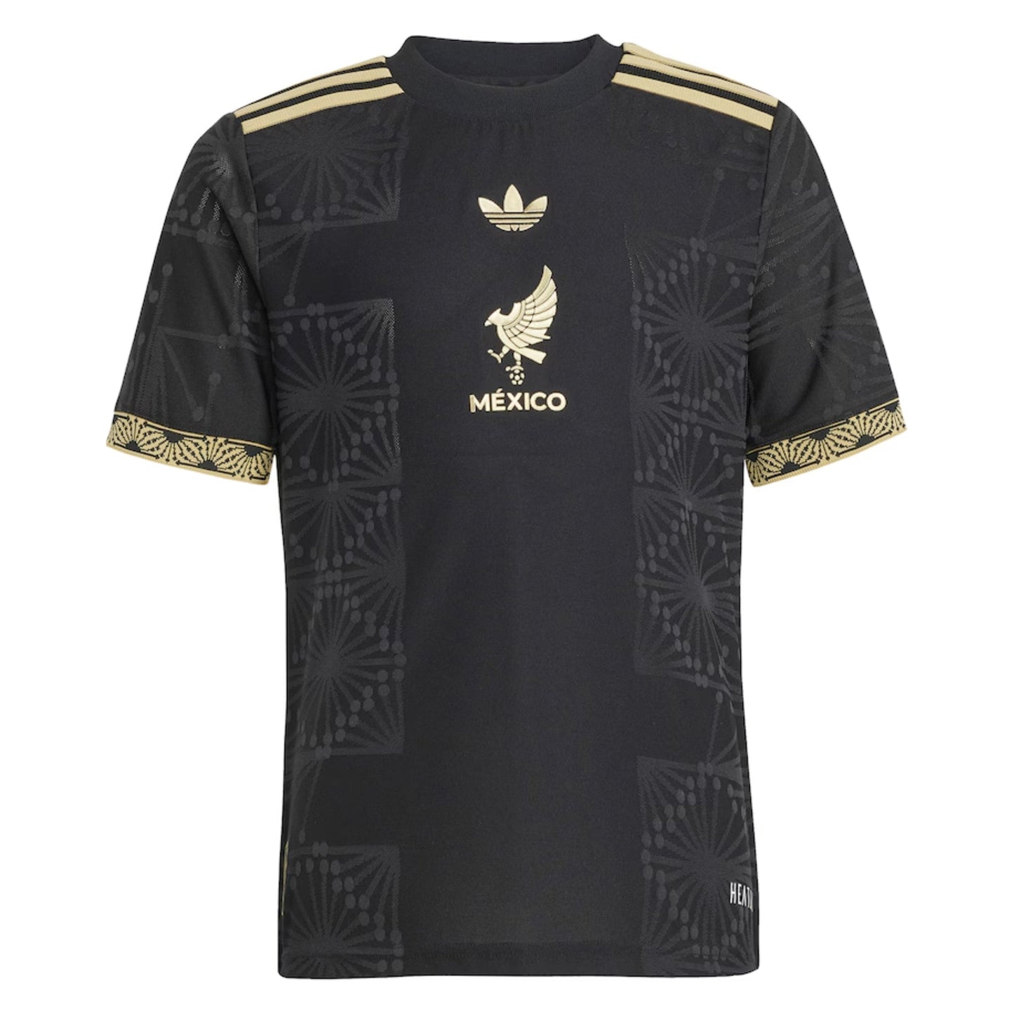 adidas Kids Mexico Gold 2025/26 Jersey Black/Gold