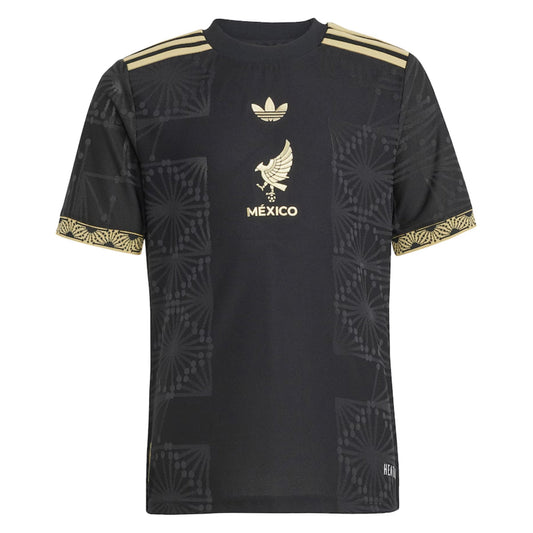 adidas Kids Mexico Gold 2025/26 Jersey Black/Gold