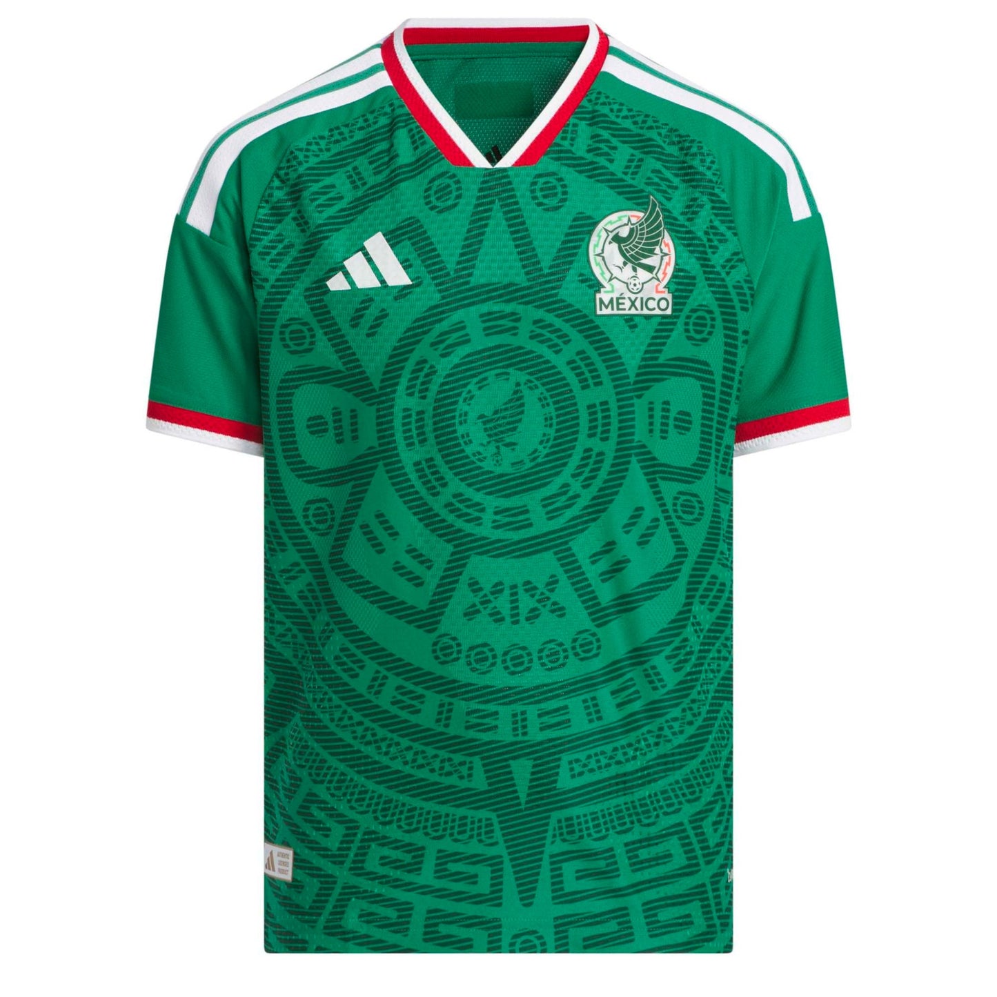 adidas Kids Mexico World Cup 2026 Authentic Home Jersey Green/White