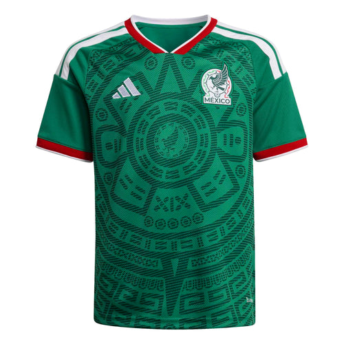 adidas Kids Mexico World Cup 2026 Home Jersey Green/White