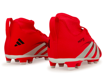 adidas Kids Predator Club Sock FG/MG Red/White/Black