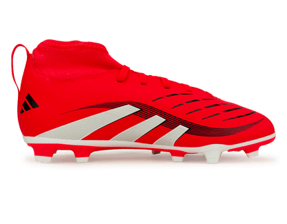 adidas Kids Predator Club Sock FG/MG Red/White/Black
