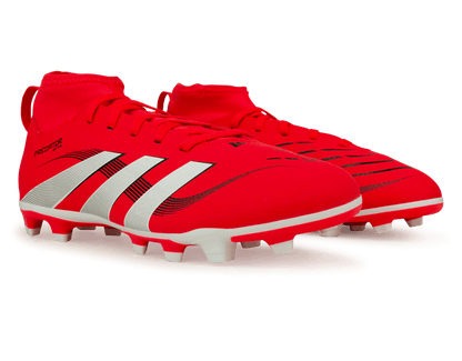 adidas Kids Predator Club Sock FG/MG Red/White/Black