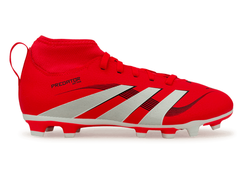 adidas Kids Predator Club Sock FG/MG Red/White/Black