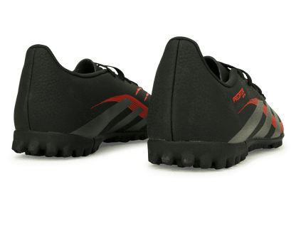 adidas Kid's Predator Club TF Core Black/Grey/Red