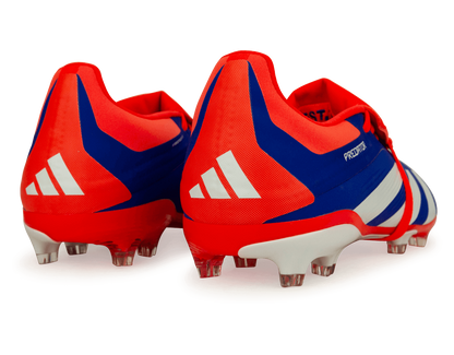 adidas Kids Predator Elite Foldover Tongue FG Lucid Blue/White/Solar Red