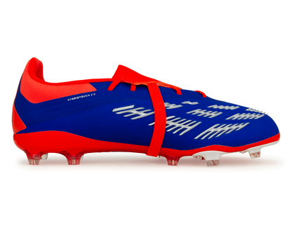 adidas Kids Predator Elite Foldover Tongue FG Lucid Blue/White/Solar Red