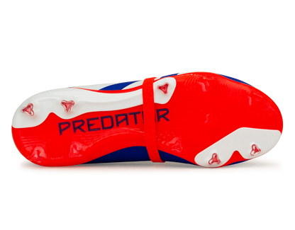 adidas Kids Predator Elite Foldover Tongue FG Lucid Blue/White/Solar Red