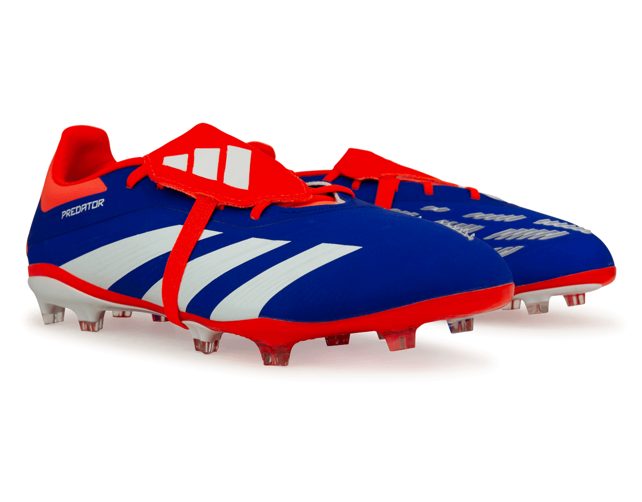 adidas Kids Predator Elite Foldover Tongue FG Lucid Blue/White/Solar Red