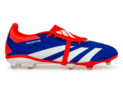 adidas Kids Predator Elite Foldover Tongue FG Lucid Blue/White/Solar Red