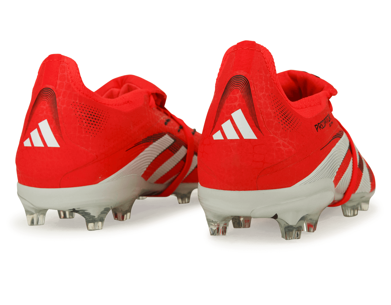 adidas Kids Predator Elite Foldover Tongue FG White/Red/Black