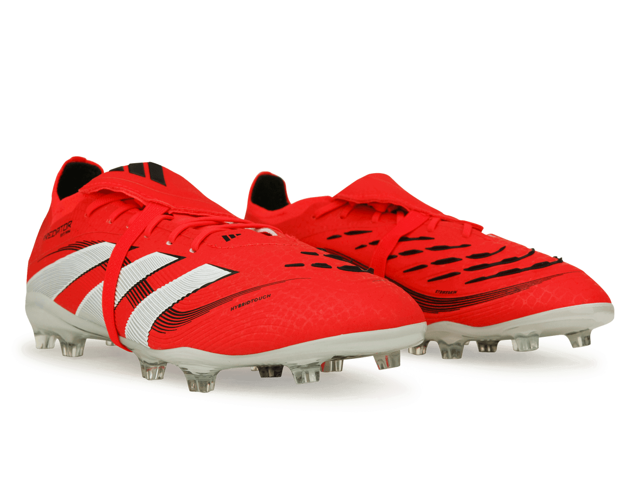 adidas Kids Predator Elite Foldover Tongue FG White/Red/Black