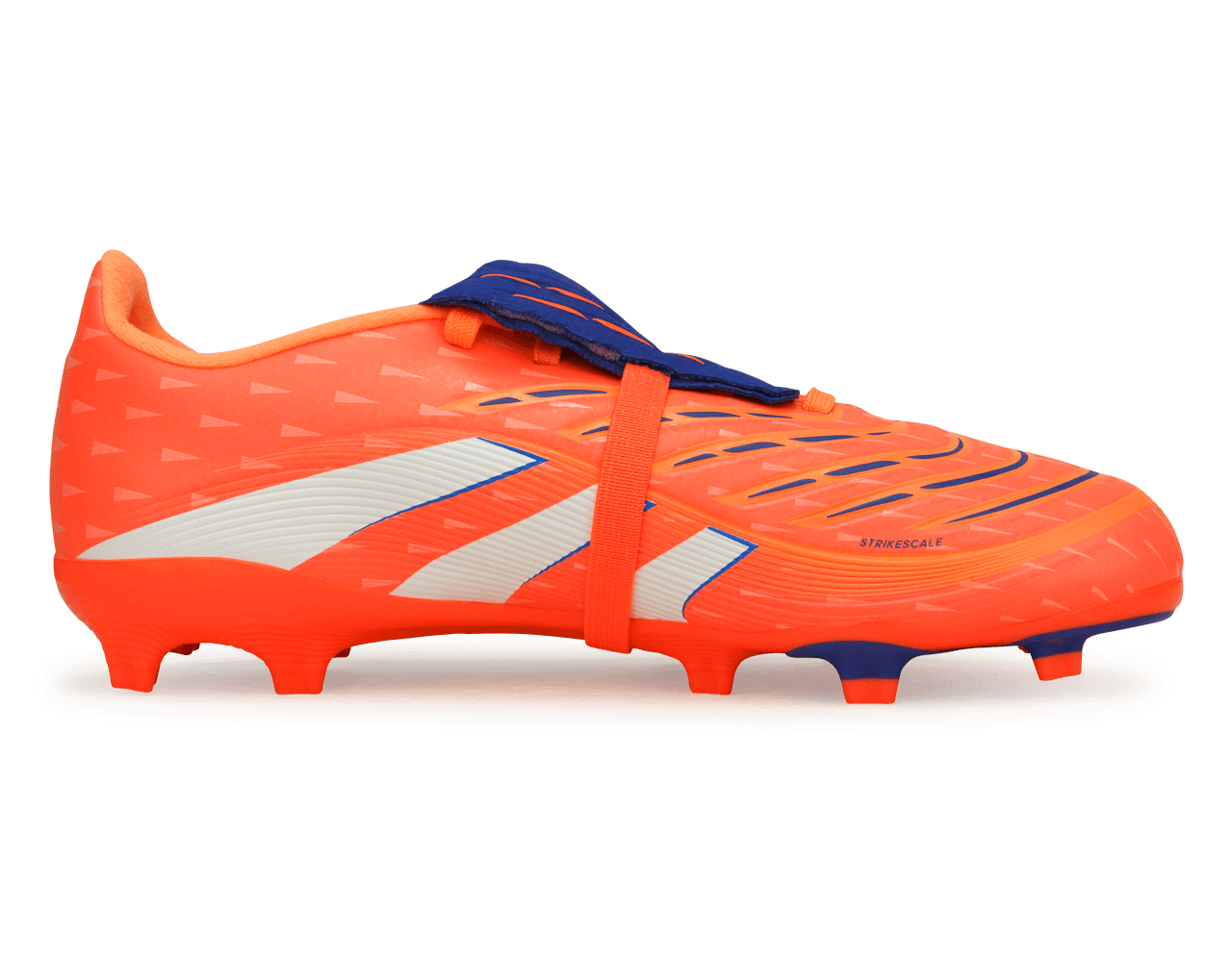 adidas Kids Predator League Foldover Tongue FG/MG Signal Coral/White