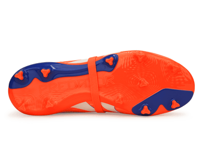 adidas Kids Predator League Foldover Tongue FG/MG Signal Coral/White