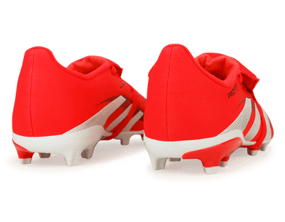 adidas Kids Predator League Foldover Tongue FG Red/White/Black