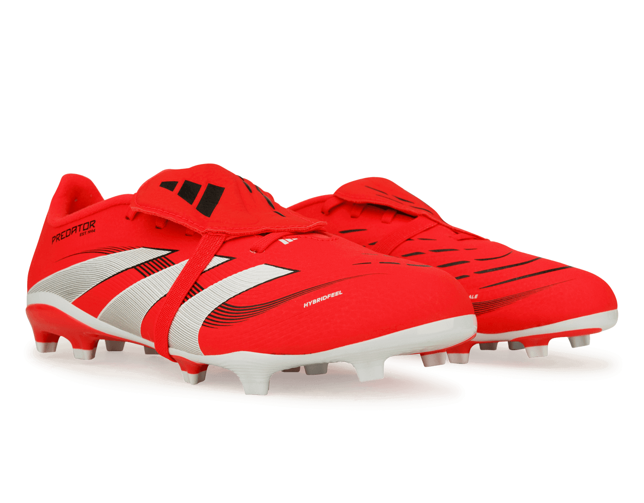 adidas Kids Predator League Foldover Tongue FG Red/White/Black