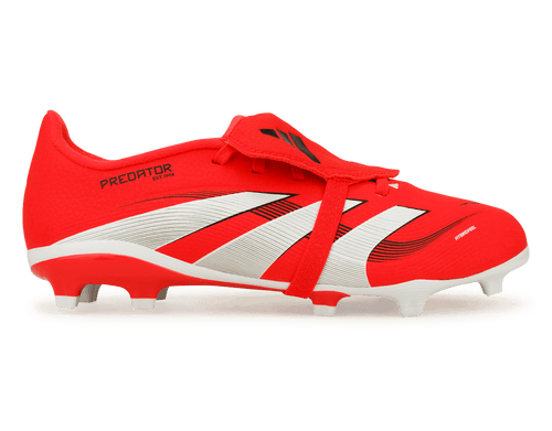 adidas Kids Predator League Foldover Tongue FG Red/White/Black