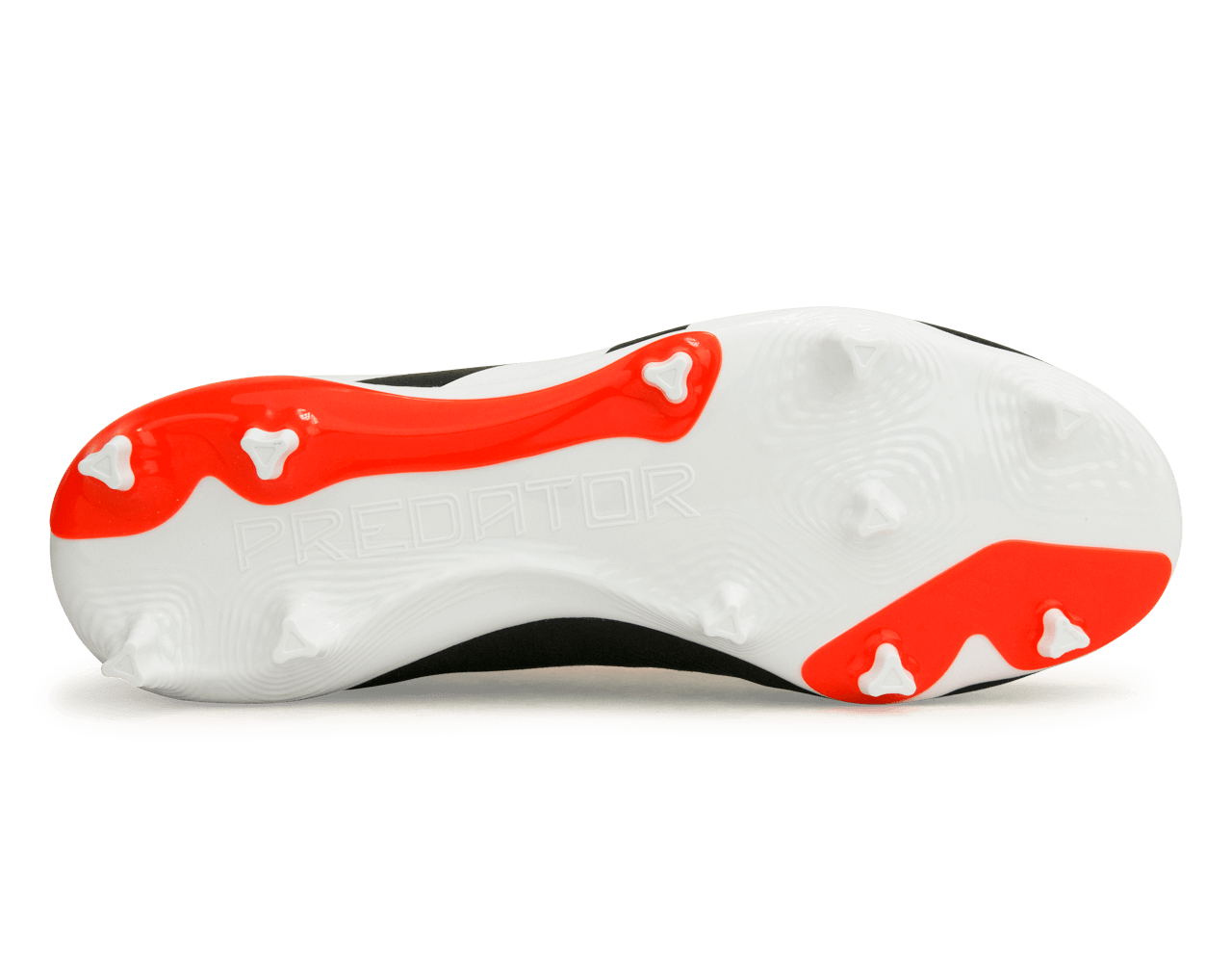 adidas Kids Predator League Laceless FG Core Black/Solar Red