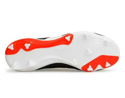 adidas Kids Predator League Laceless FG Core Black/Solar Red