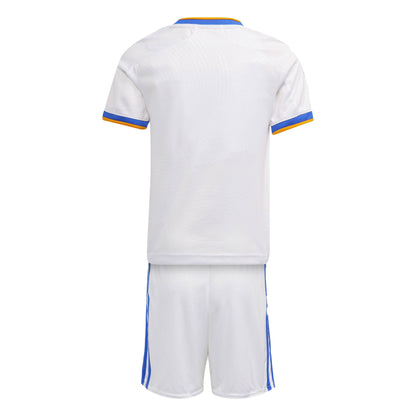 adidas Kids Real Madrid 2021/22 Home Minikit White/Blue