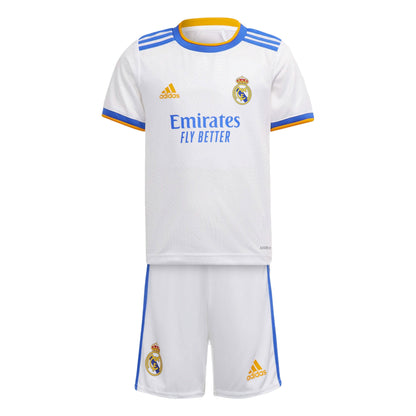 adidas Kids Real Madrid 2021/22 Home Minikit White/Blue