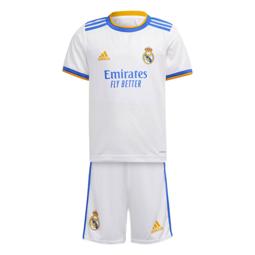 adidas Kids Real Madrid 2021/22 Home Minikit White/Blue