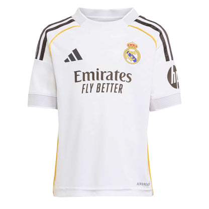 adidas Kids Real Madrid 2025/26 Home Mini Kit White