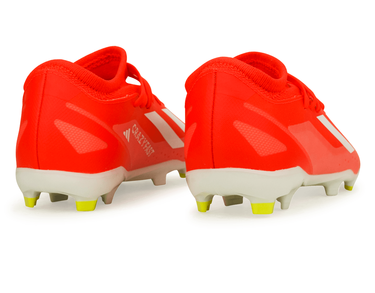 adidas Kids X Crazyfast League FG Solar Red/White