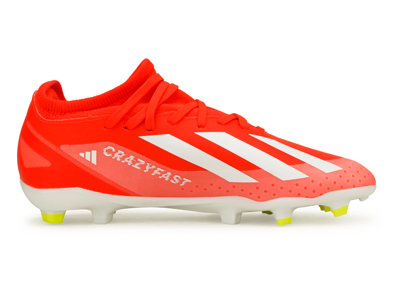 adidas Kids X Crazyfast League FG Solar Red/White