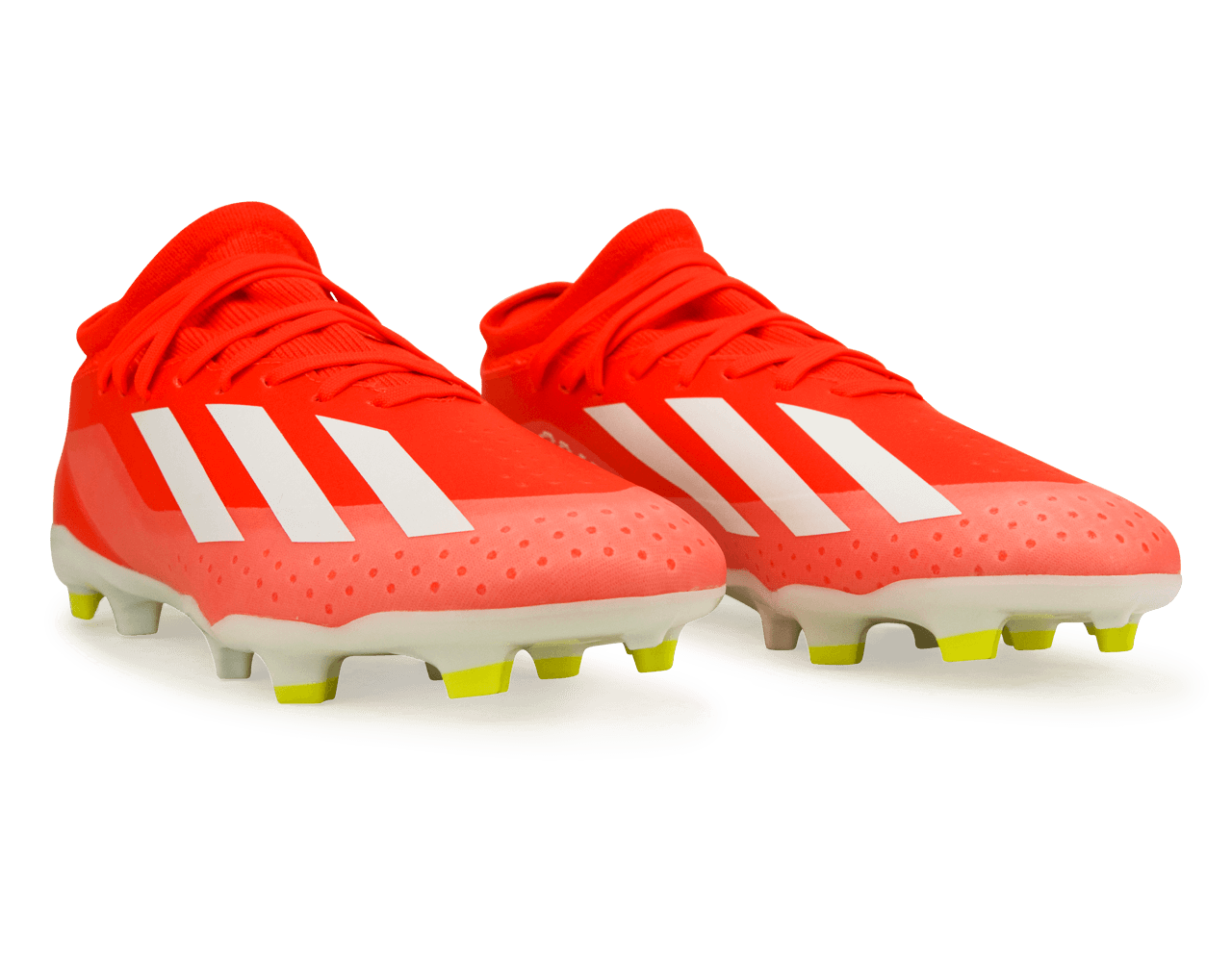 adidas Kids X Crazyfast League FG Solar Red/White
